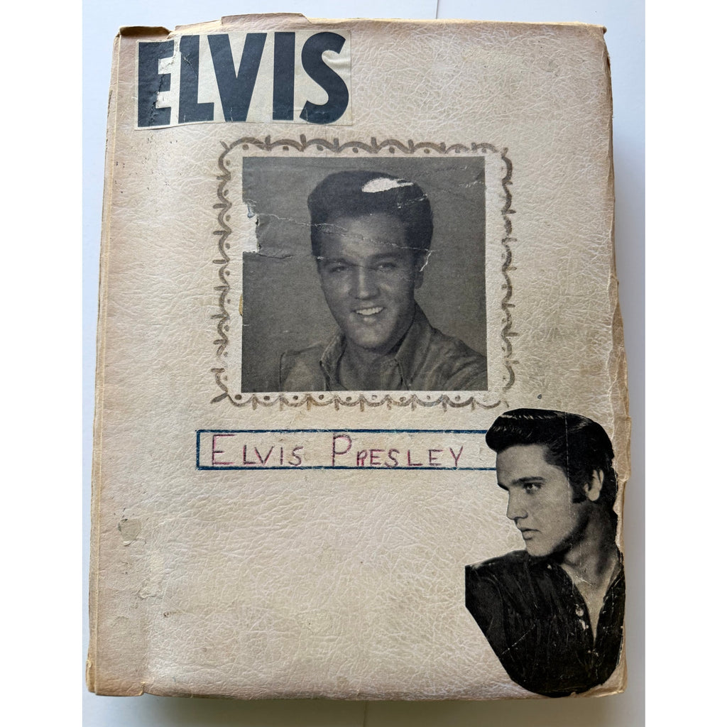 Massive 50's-70's Original Elvis Presley Scrapbook Photos, Clippings, Cards, 250 Pages, The King , Graceland, Jailhouse Rock, King Creole