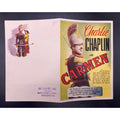 Spanish Charlie Chaplin Movie Herald Handbill A Burlesque on Carmen Hollywood, Charles Chaplin, Modern Times, City Lights, Gold Rush