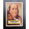 1952 Topps Look N See Benjamin Franklin, US History, Inventor, Statesmen, Writer, Ben Franklin, Philadelphia
