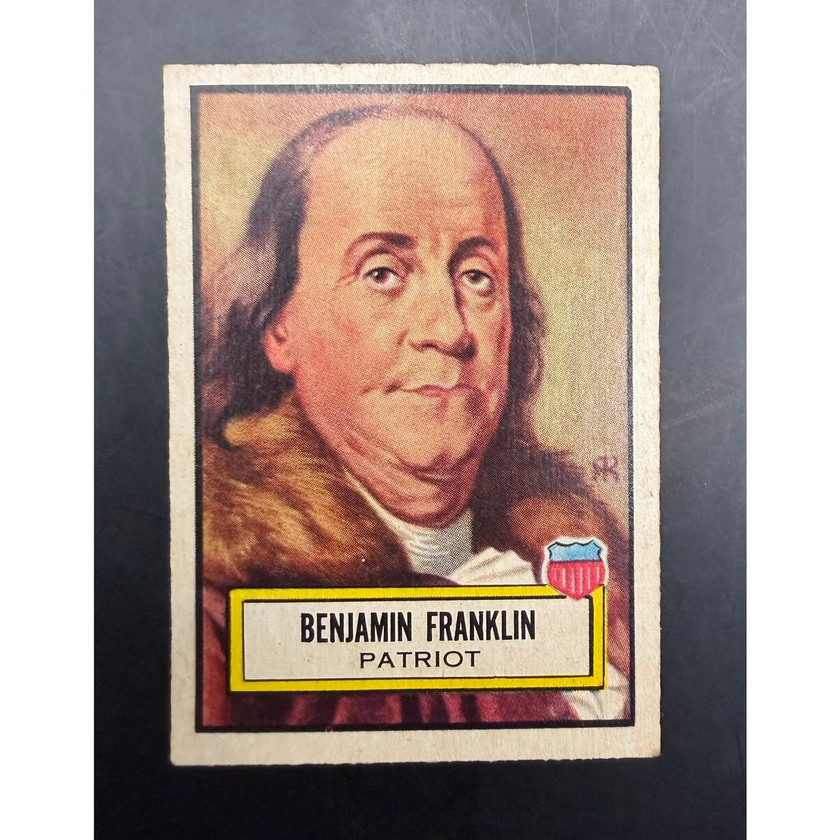 1952 Topps Look N See Benjamin Franklin, US History, Inventor, Statesmen, Writer, Ben Franklin, Philadelphia