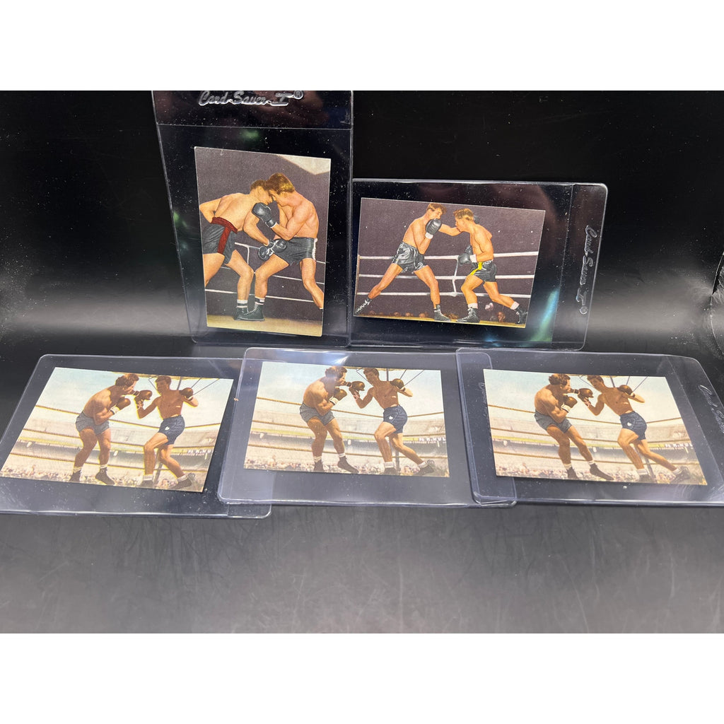 5 SHARP 1954 Blue Band Swedish Sporten En Spelen In Woord En Beeld Boxing Cards