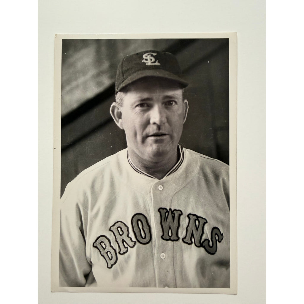 RARE 1950 Type I Photo of Rogers Hornsby St. Louis Browns HOF Cardinals Giants
