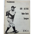 RARE 1964 Babe Ruth League Magazine Yearbook Los Altos Bambino Sultan of Swat, New York Yankees, Boston Red Sox, Brooklyn Dodgers