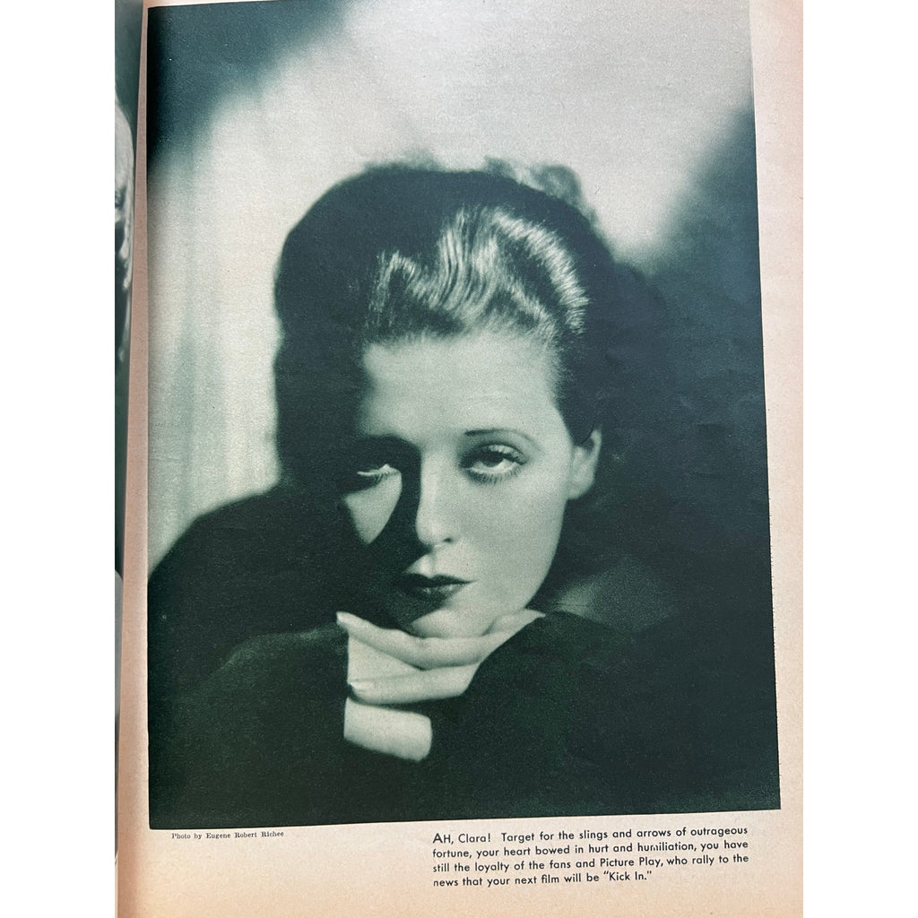 RARE 1931 Jean Harlow Magazine Picture Play, Platinum Blonde, Dinner at Eight, Hollywood, Saratoga, Red Dust, Red Headed Woman, Public Enemy