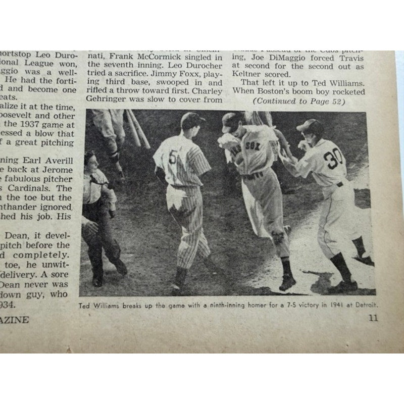 RARE Baseball 1956 Mickey Mantle Magazine New York Yankees Jackie Robinson HOF