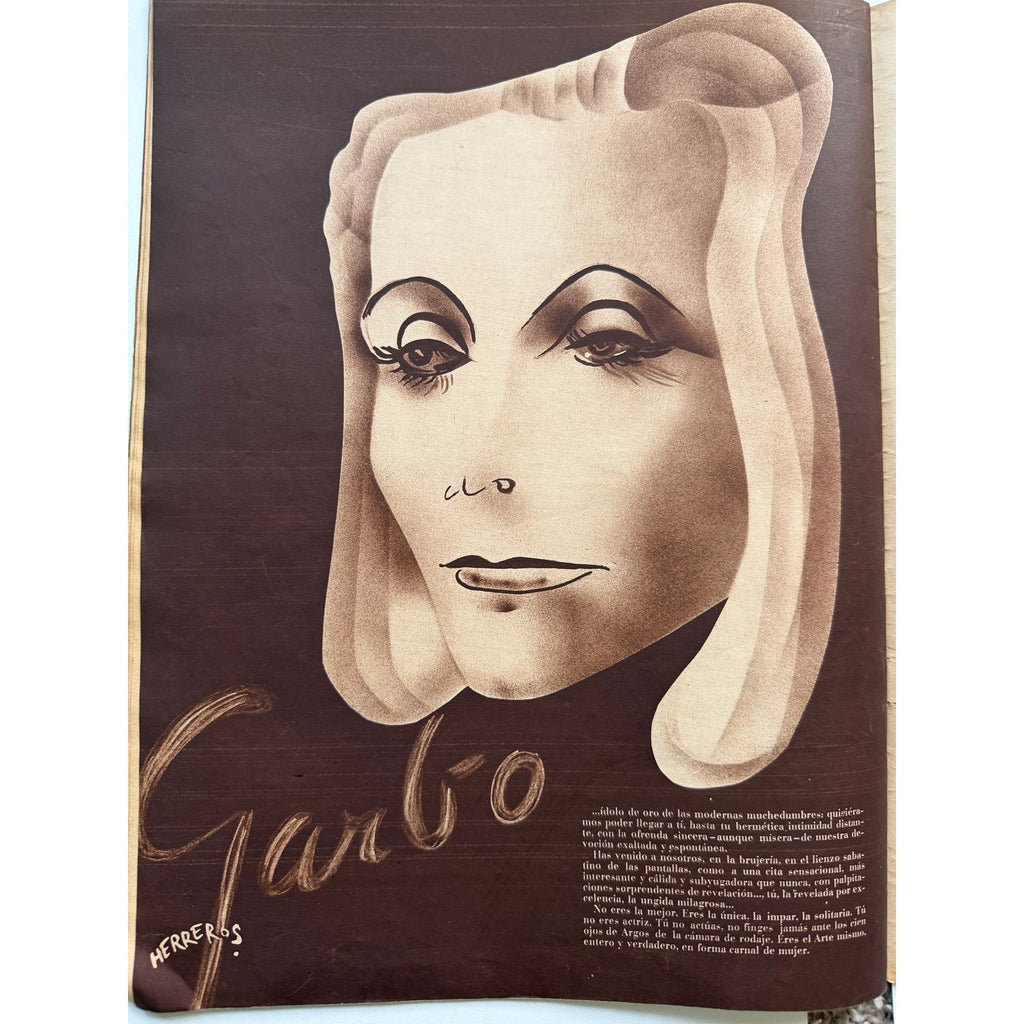Gorgeous Oversized Cinegramas 1934 Anna May Wong Magazine Shanghai Express Piccadilly, Thief of Bagdad, Toll of the Sea, Daughter of the Dragon, Hollywood
