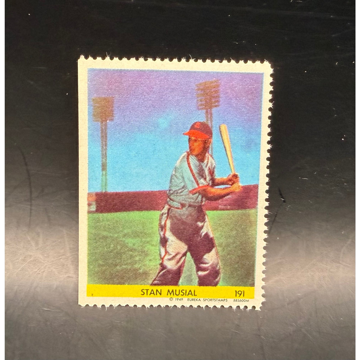 Very RARE 1949 Eureka Stamps Stan Musial St. Louis Cardinals HOF MLB Stan the Man, 1949 Stan Musial