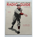 EXCELLENT 1937 Dizzy Dean Magazine Radio Guide St. Louis Cardinals Gashouse Gang