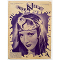 RARE Gorgeous 1934 Italian Claudette Colbert Cleopatra Magazine, Boom Town, Zaza, It Happened One Night, Bride for Sale, Hollywood