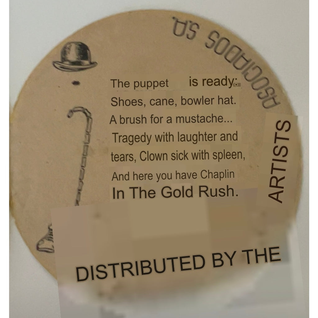 RARE Spanish 1942 Charlie Chaplin The Gold Rush Movie Promotional Advertisement Booklet, The Tramp, Charles Chaplin