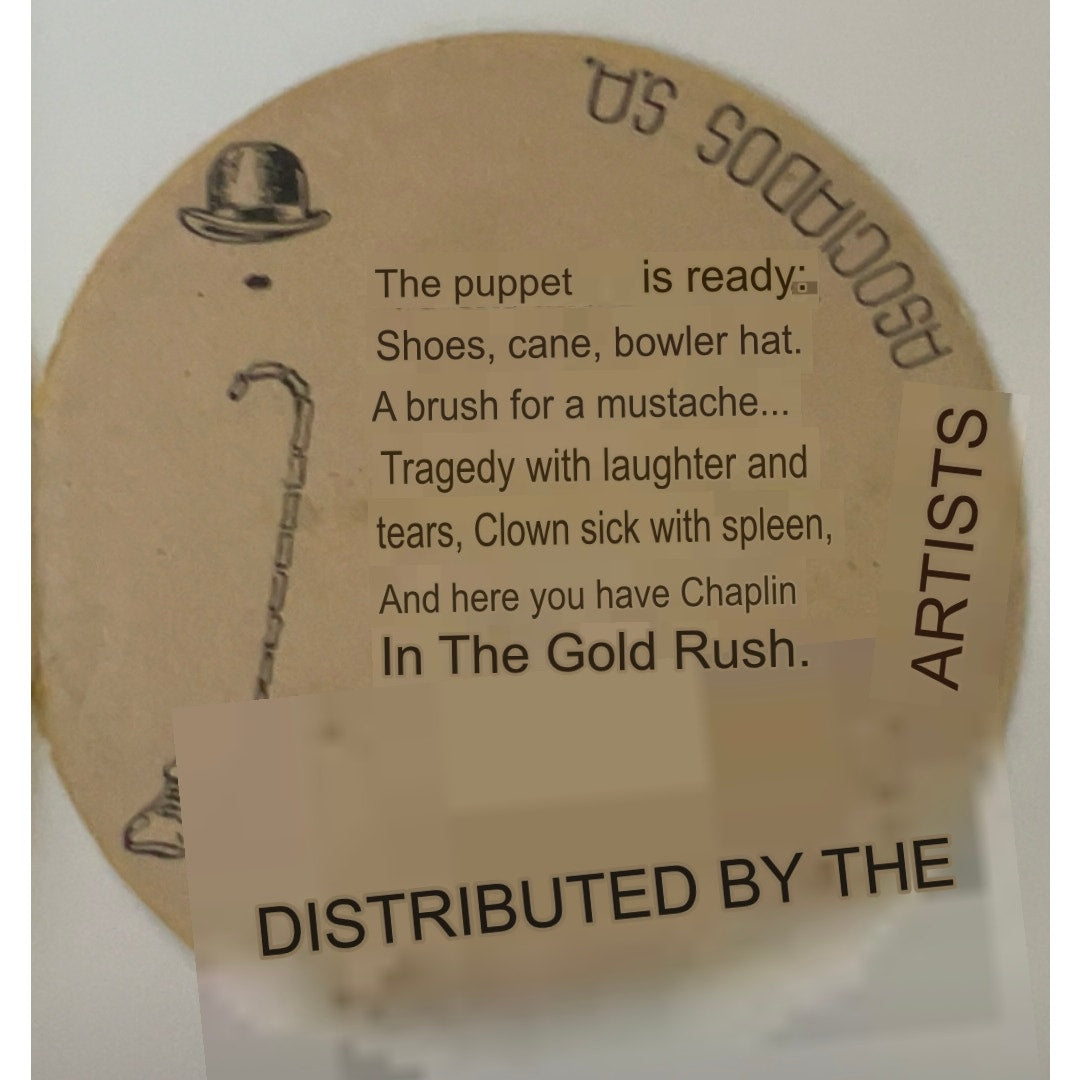 RARE Spanish 1942 Charlie Chaplin The Gold Rush Movie Promotional Advertisement Booklet, The Tramp, Charles Chaplin