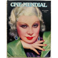 Gorgeous Spanish Cine-Mundial 1934 Mae West Magazine My Little Chickadee, Im No Angel, Go West Young Man, Belle of the Nineties Goin to Town