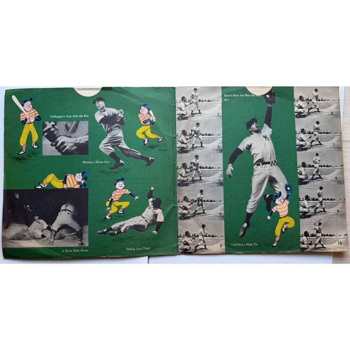 Scarce 1949 Joe DiMaggio Little Johnny Strikeout Record New York Yankees, Yanks, Yankee Clipper, Joltin Joe, HOF, MVP, Capitol Records 78