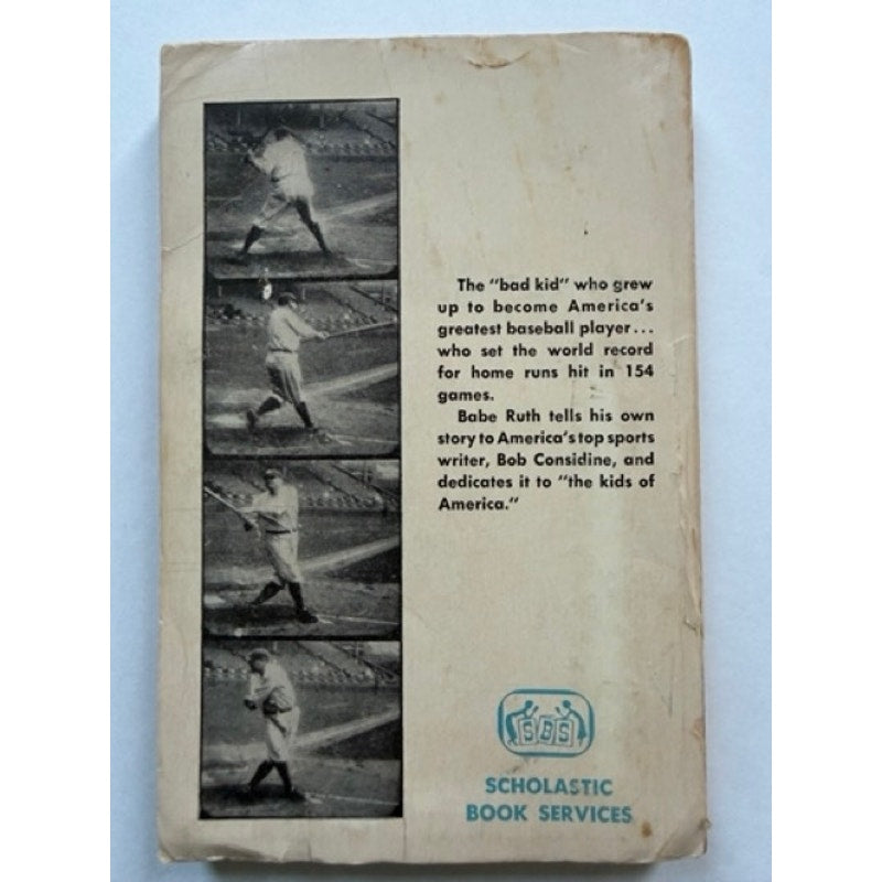 1948 The Babe Ruth Story Book Bob Considine Bambino Sultan of Swat NY Yankees