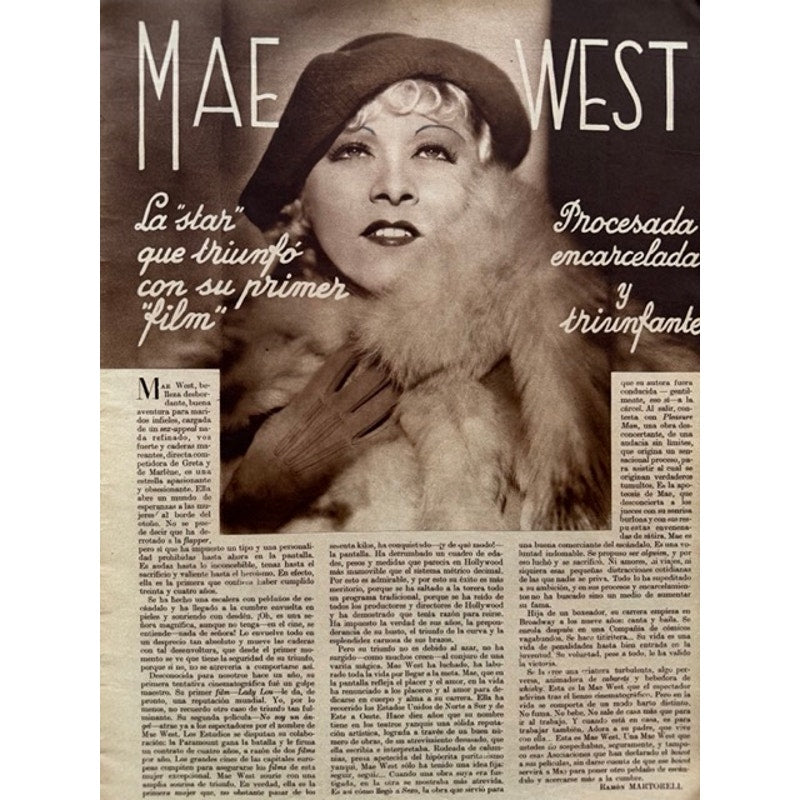 Gorgeous Oversized Cinegramas 1934 Anna May Wong Magazine Shanghai Express Piccadilly, Thief of Bagdad, Toll of the Sea, Daughter of the Dragon, Hollywood