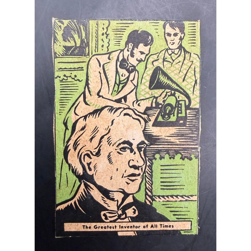 1937 Donut Corp Thomas Edison, US History, Inventor, Thrilling Moments RARE!