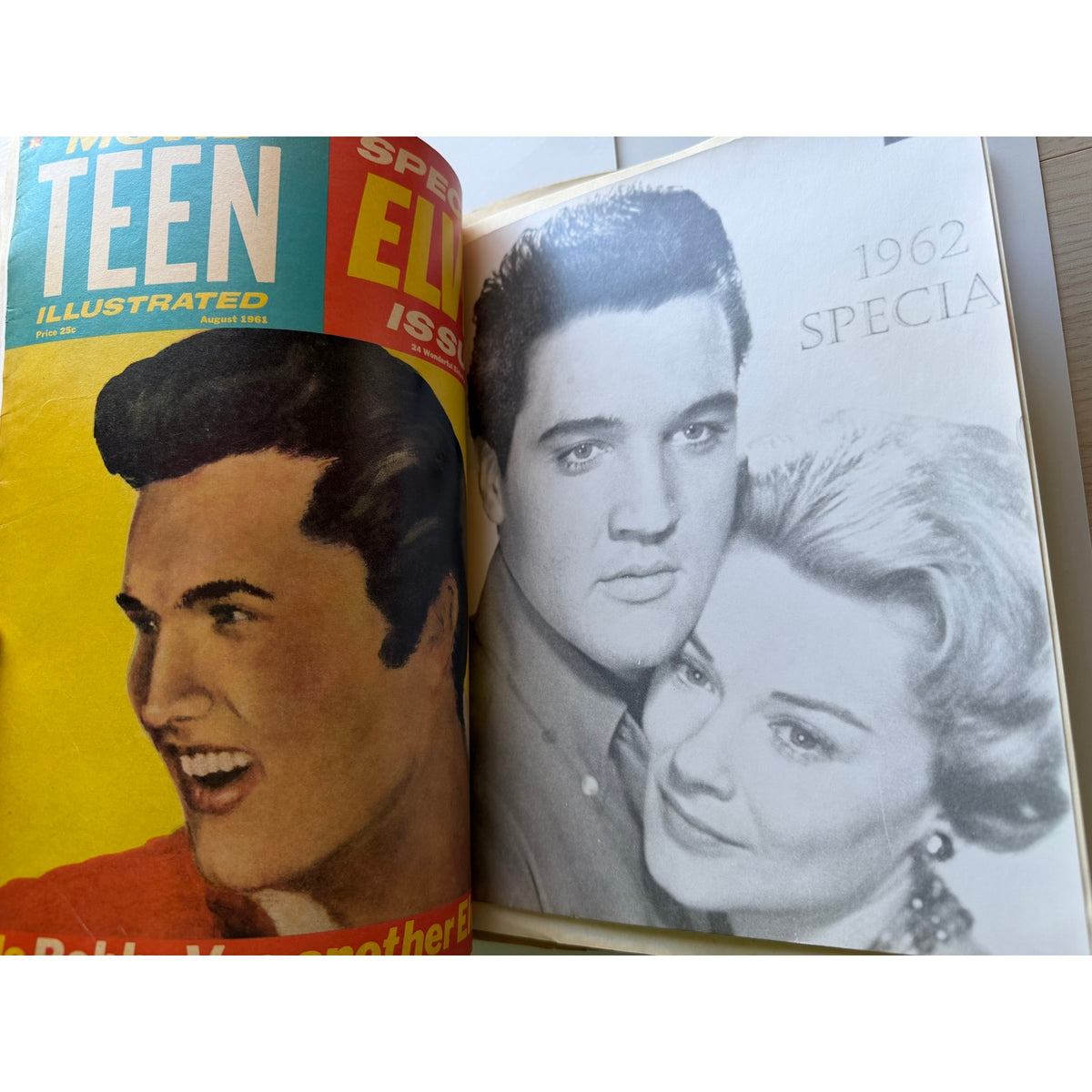 Original 50's 60's Elvis Presley Scrapbook Real Photos, Clippings The King, TCB, Graceland, King Creole, Jailhouse Rock, Love me Tender