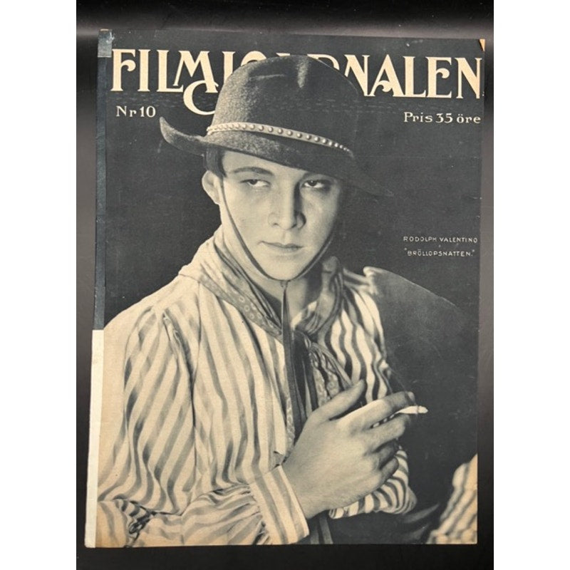 Rare 1925 Swedish Film Journalen Rudolph Valentino Magazine A Sainted Devil, The Sheik, Blood and Sand, Four Horsemen, The Eagle
