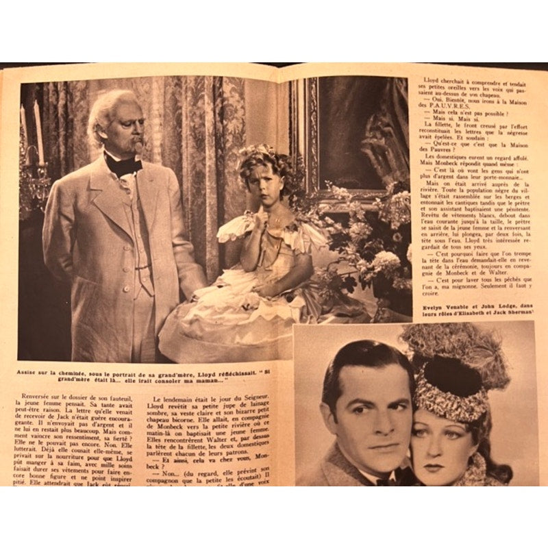 1935 Le Petit Cinemonde Shirley Temple Magazine Supplement The Little Colonel, Heidi, The Little Princess, Curley Top