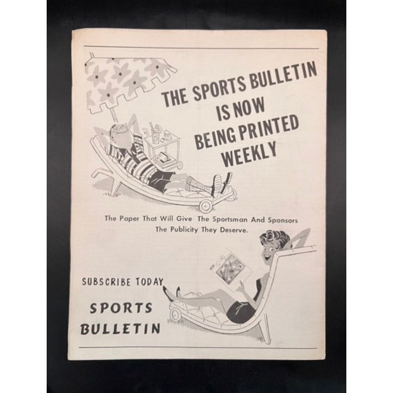 RARE 1963 Evergreen Sports Bulletin Stan Musial Magazine, Stan The Man, St. Louis Cardinals, Local Publication