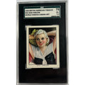Uber Rare 1933 British American Tobacco Jean Harlow Tobacco Card SGC 5.5 Only One Graded! Platinum Blonde Reckless Vintage Hollywood