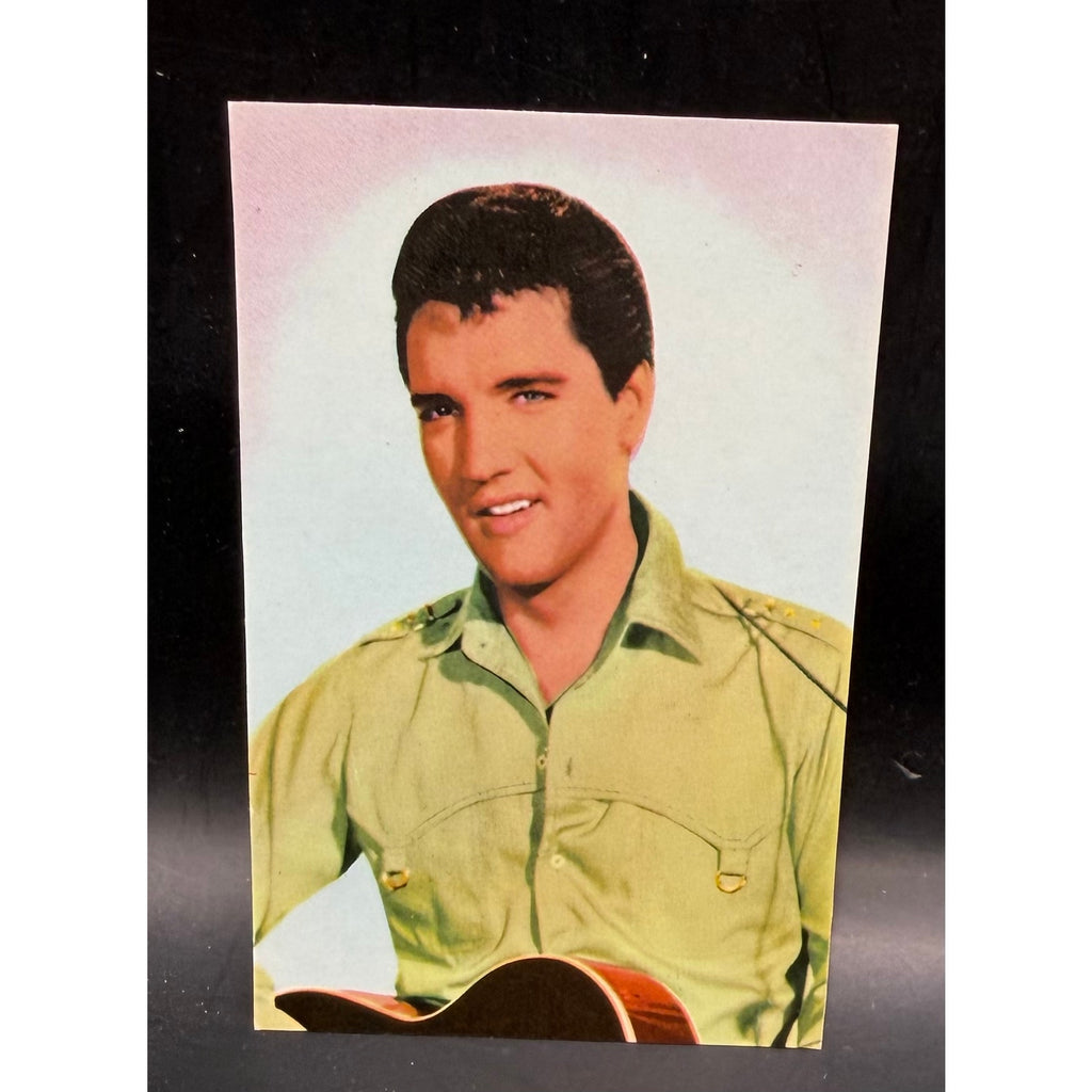 RARE 1966 Hellas Suosikki Jenkki Elvis Presley Card #7 King TCB Elvis Card, Jailhouse Rock, King Creole, Hound Dog, Suspicious Minds