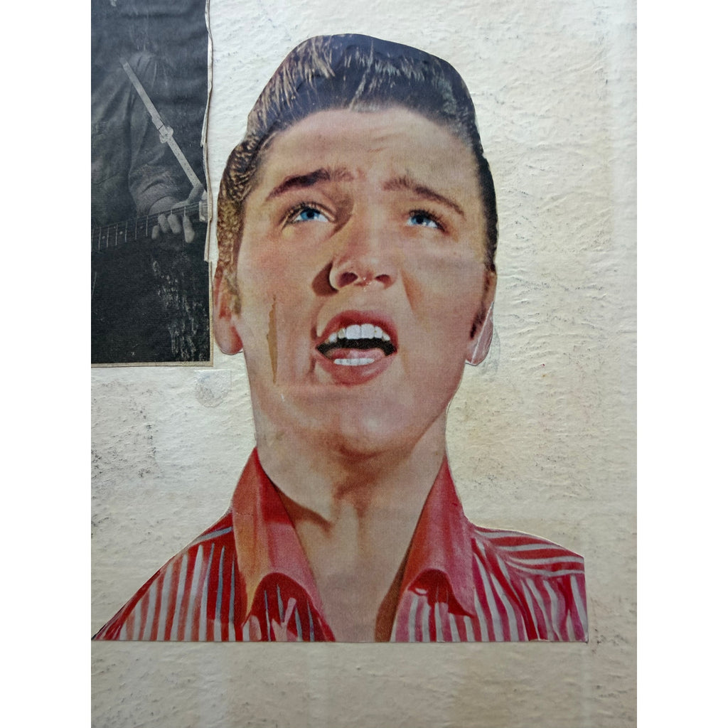Massive 50's-70's Original Elvis Presley Scrapbook Photos, Clippings, Cards, 250 Pages, The King , Graceland, Jailhouse Rock, King Creole