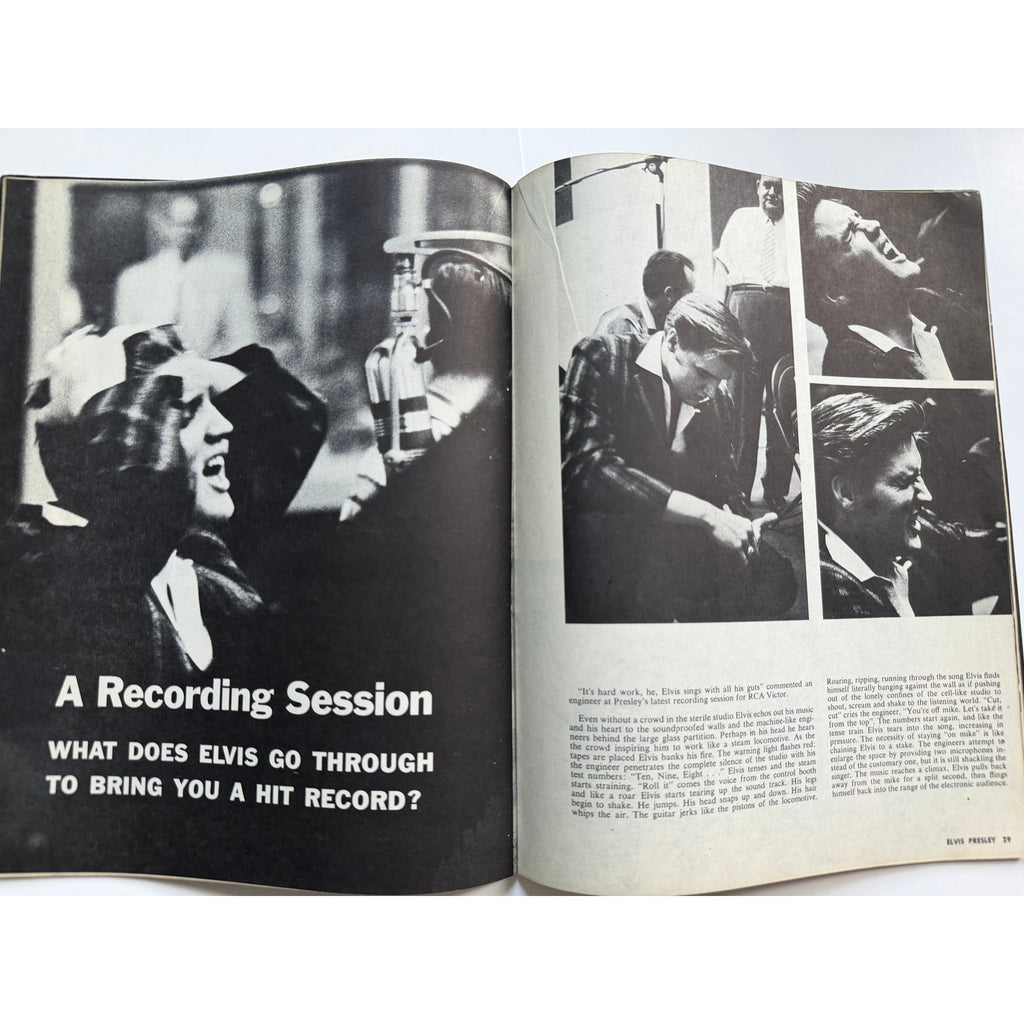 RARE 1956 Elvis Presley Magazine Graceland The Amazing Elvis TCB, Jailhouse Rock, Hound Dog, Rockabilly, The King, EP, King Creole