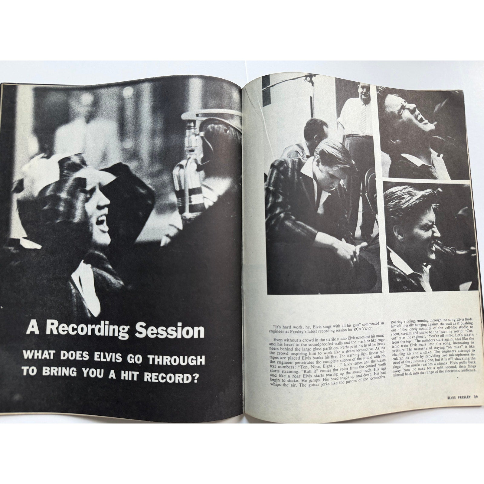 RARE 1956 Elvis Presley Magazine Graceland The Amazing Elvis TCB, Jailhouse Rock, Hound Dog, Rockabilly, The King, EP, King Creole
