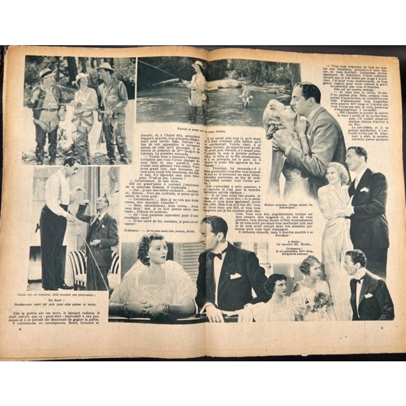 1938 Le Film Complet Jean Harlow Magazine Libeled Lady William Powell Platinum Blonde Spencer Tracy, Myrna Loy