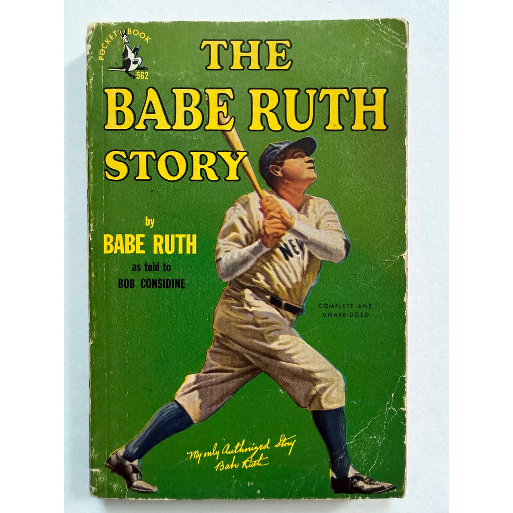 1948 The Babe Ruth Story Book Bob Considine Bambino Sultan of Swat New York Yankees, Boston Red Sox, Brooklyn Dodgers, Boston Braves