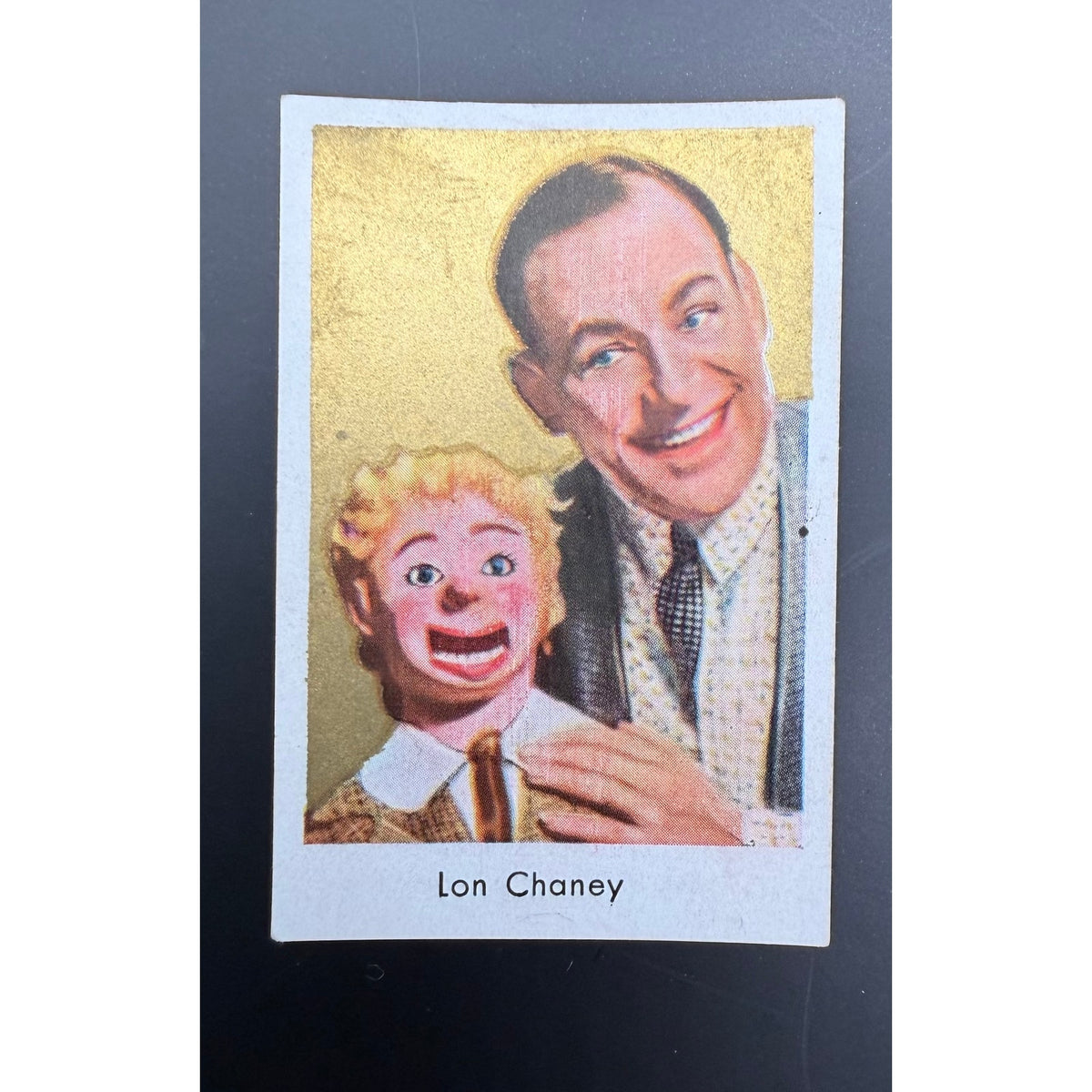 1930s Salem Goldfilm Lon Chaney Card The Unholy Three, Phantom of the Opera, Hunchback of Notre Dame, London After Midnight, Oliver Twist