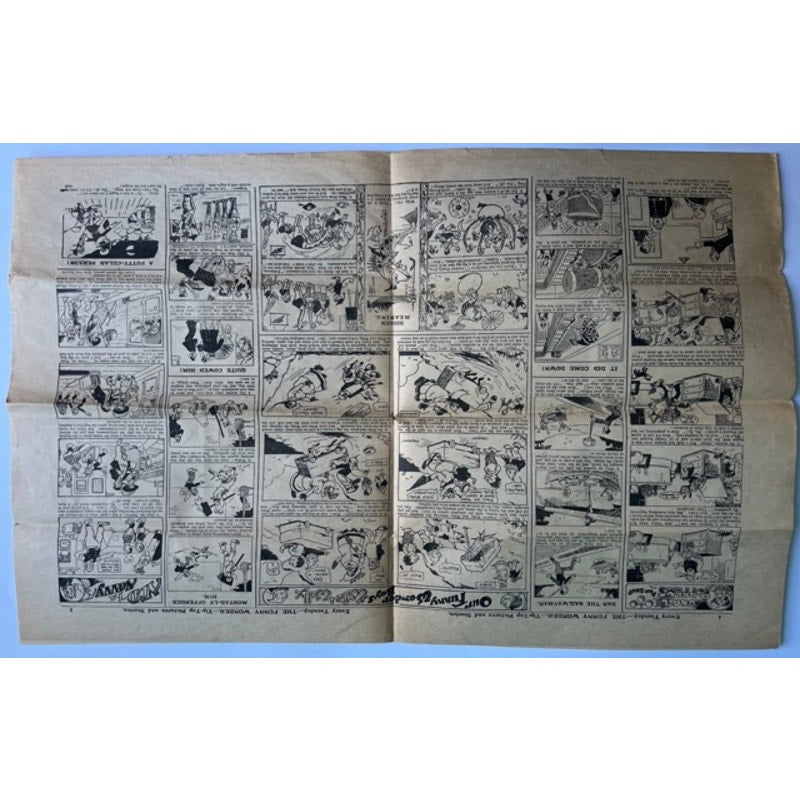 1915 Australian Charlie Chaplin Comics Newspaper Charles Chaplin Funny Wonder, Scream of the Earth, Essanay, The Kid, Gold Rush, City Lights