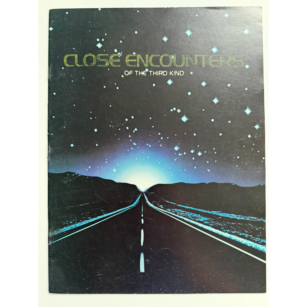 1977 Close Encounters of the Third Kind Movie Program Richard Dreyfuss, Steven Spielberg, Extra Terrestrials, Science Fiction