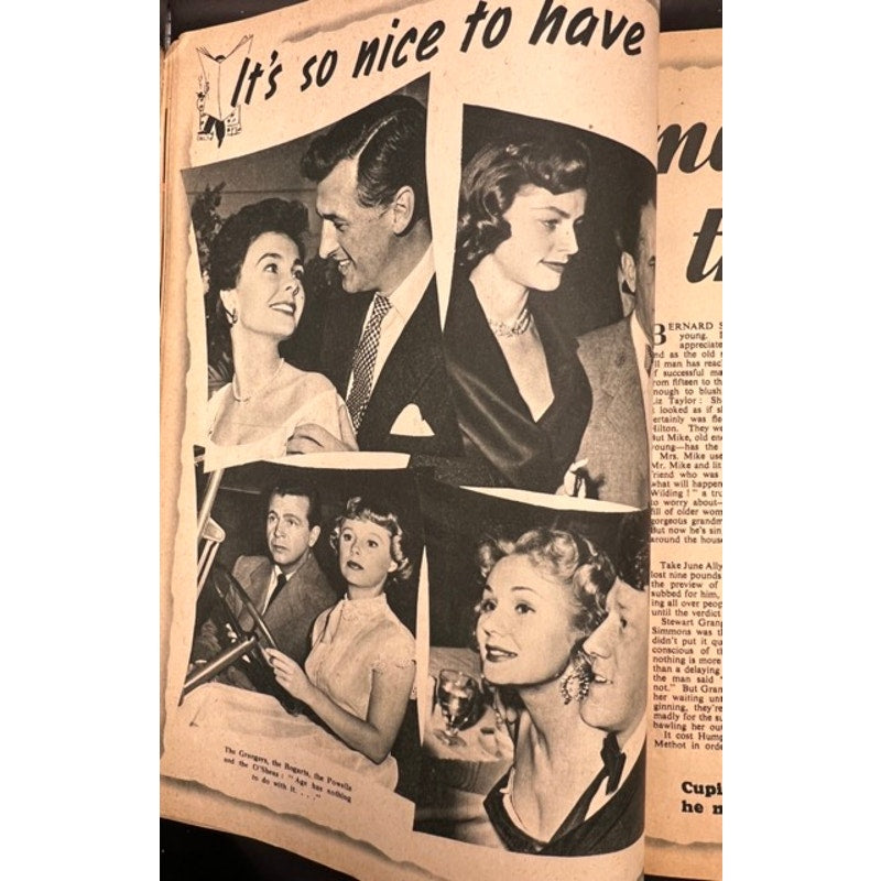 RARE 1953 UK Photoplay Elizabeth Taylor Magazine Cleopatra, National Velvet, Little Women, Virginia Wolf, Giant, Cat on a Hot Tin Roof Liz