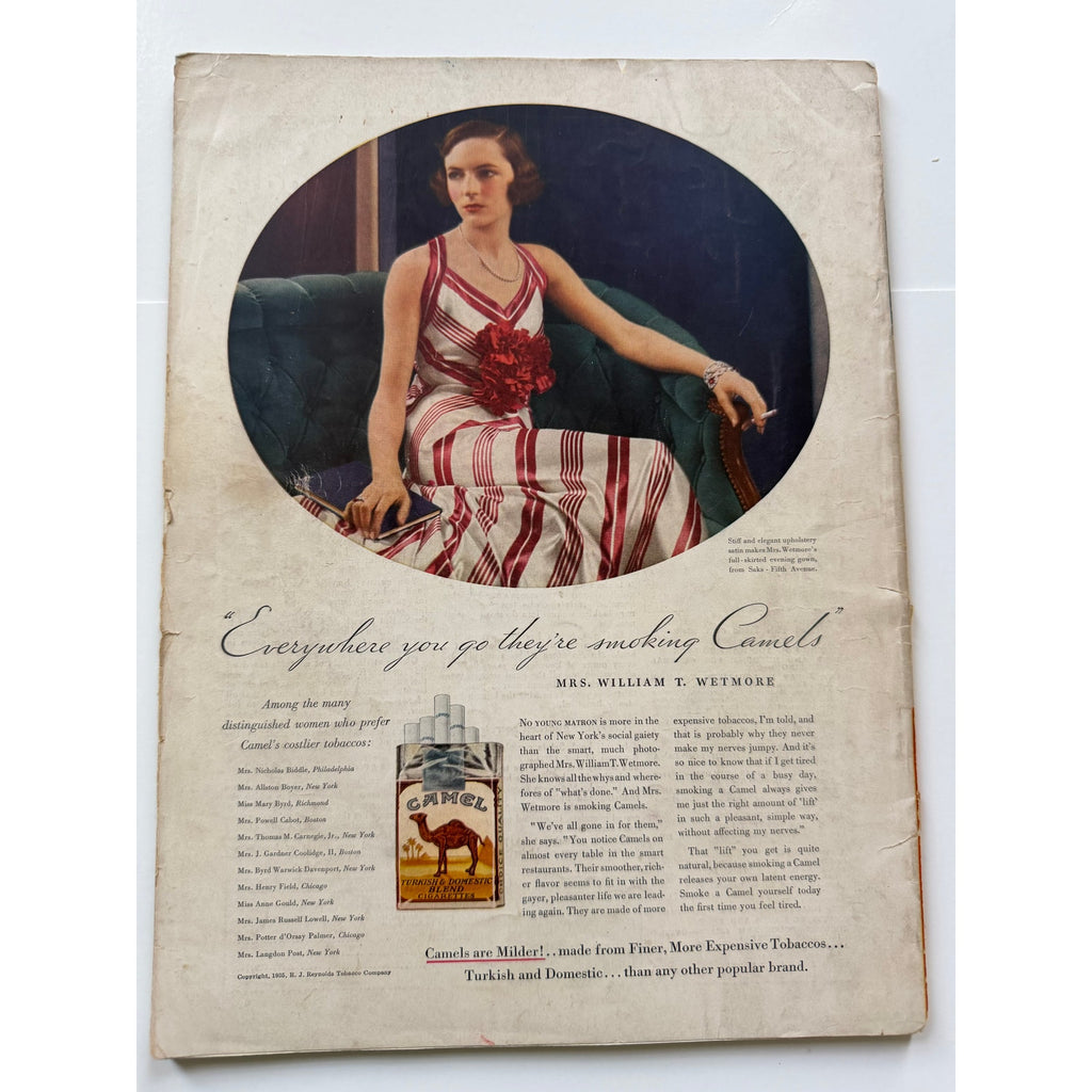 Rare Photoplay 1935 Jean Harlow Magazine Red Dust, Dinner at Eight, Saratoga, Public Enemy, Wife vs. Secretary, Riff Raff, Red Headed Woman