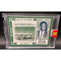 2010 Panini Century Lou Brock Auto On Card 2/10 St. Louis Cardinals, Chicago Cubs HOF Baseball Card