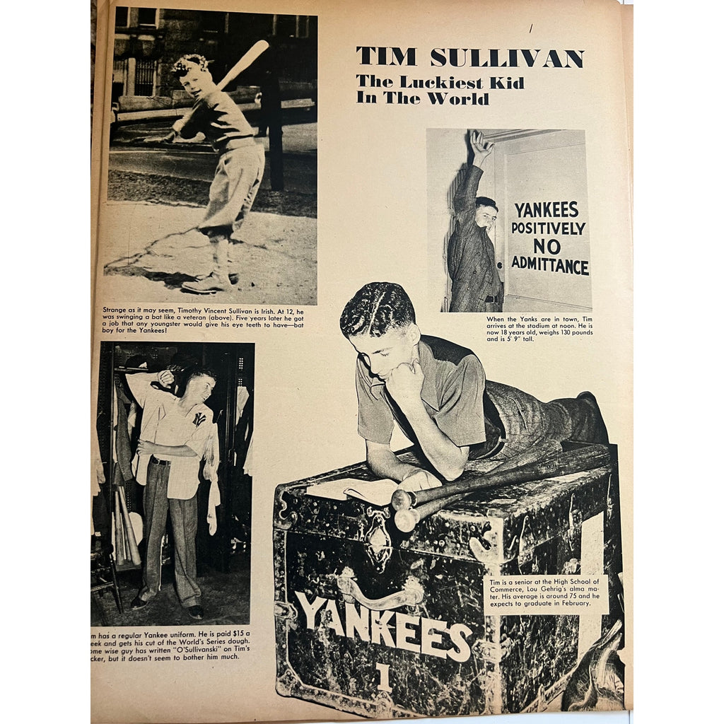 RARE 1937 Pic Jack Dempsey Magazine Manassa Mauler Champ Hollywood Sport Boxing, New York Yankees, Joe DiMaggio