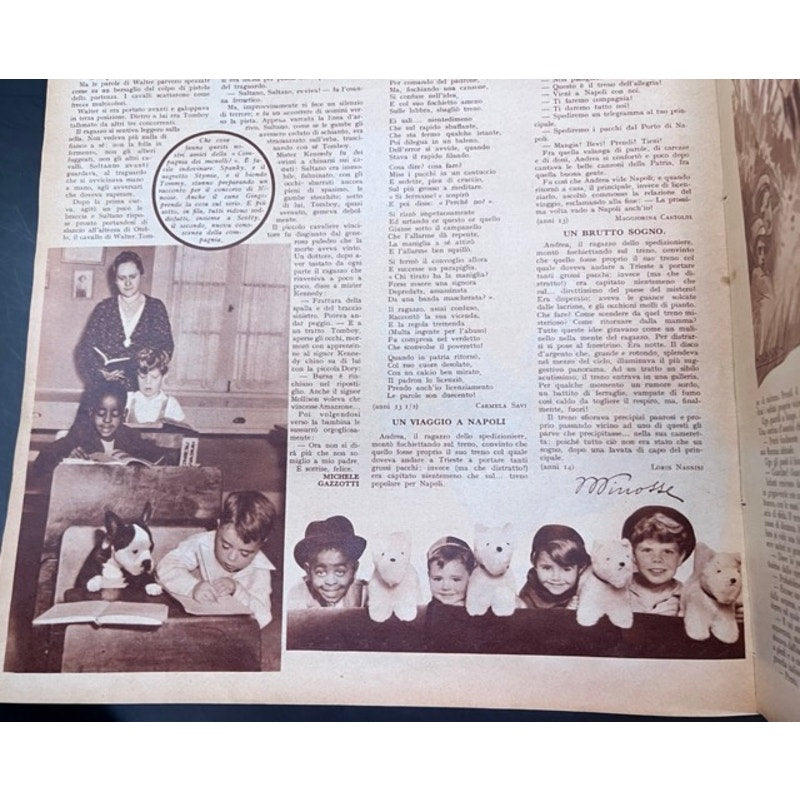 RARE 1935 Italian Laurel and Hardy Magazine Stan Laurel Oliver Hardy, Charlie Chaplin, The Little Rascals, Hollywood, Swiss Miss