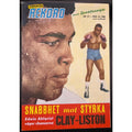 RARE 1963 Swedish Rekord Journal Cassius Clay Magazine Muhammad Ali Sonny, Liston Early Clay Cover, The Greatest, Boxing