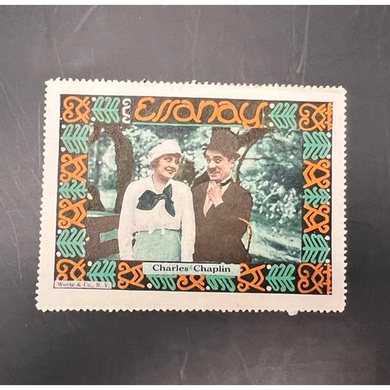RARE 1915 Essanay Studios Charlie Chaplin Stamp Charles Chaplin Little Tramp, Gold Rush, The Kid, City Lights, Modern Times