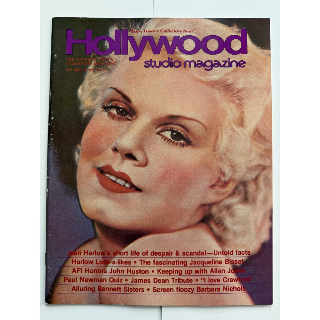 RARE 1975 Hollywood Studio Jean Harlow Magazine Universal Studios Copy, Red Dust, Public Enemy, Girl from Missouri, Dinner at Eight Saratoga