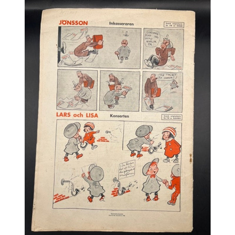 1936 Swedish People in Pictures Charlie Chaplin Magazine, Modern Times, Tramp, The Kid, Gold Rush, City Lights