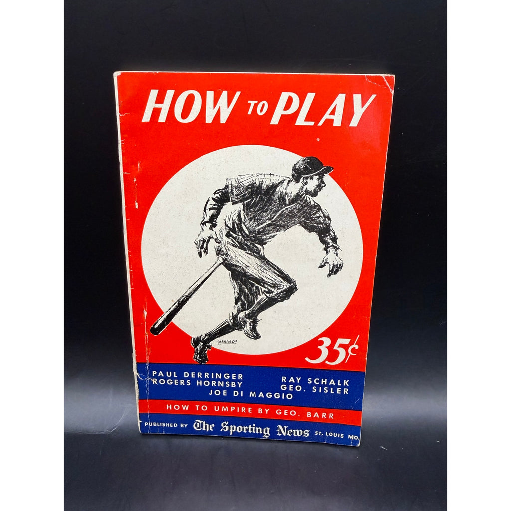 RARE Sporting News, How to Play 1945 Joe DiMaggio Booklet New York Yankees, Yankee Clipper, Joltin Joe, MLB, Baseball, Yanks, HOF