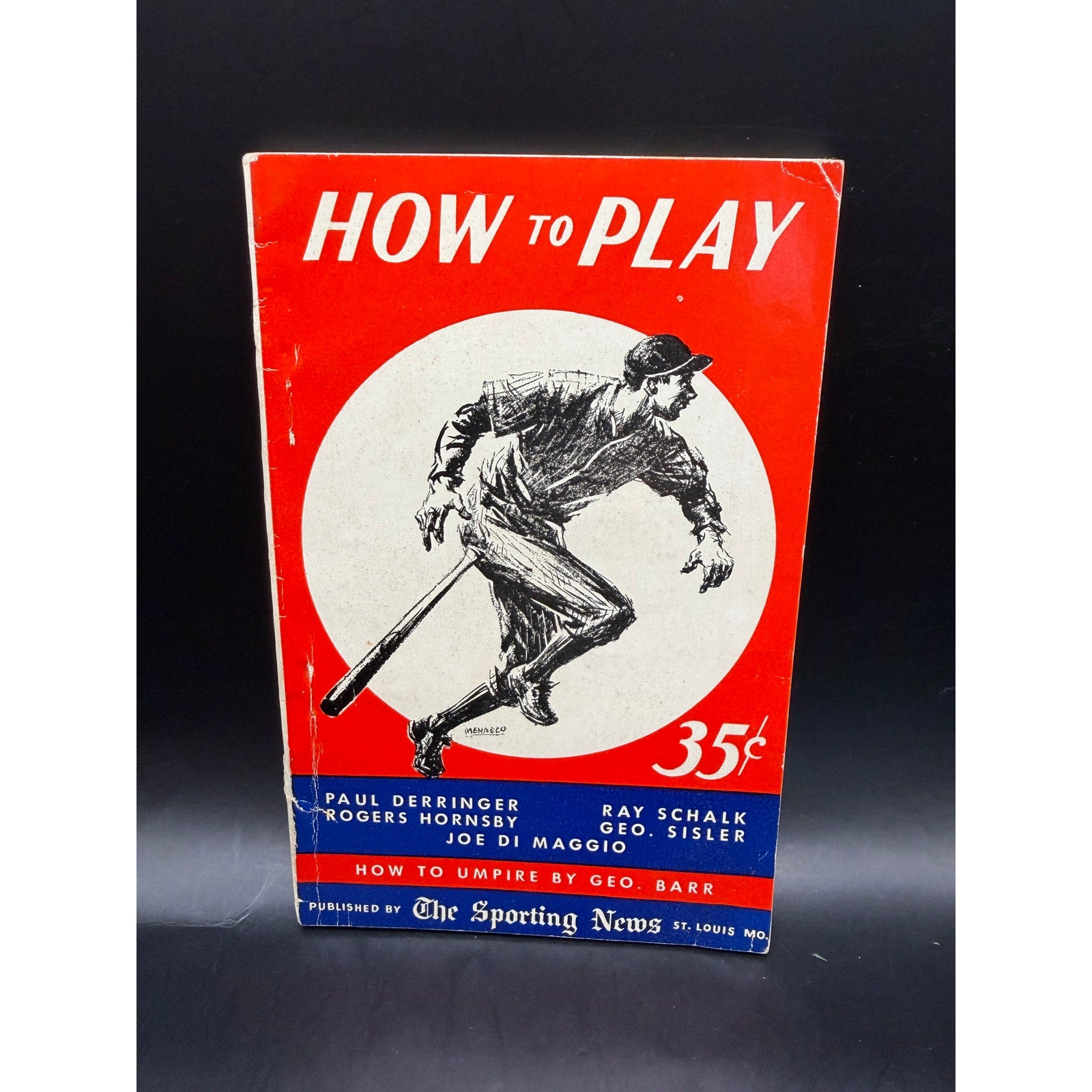 RARE Sporting News, How to Play 1945 Joe DiMaggio Booklet New York Yankees, Yankee Clipper, Joltin Joe, MLB, Baseball, Yanks, HOF