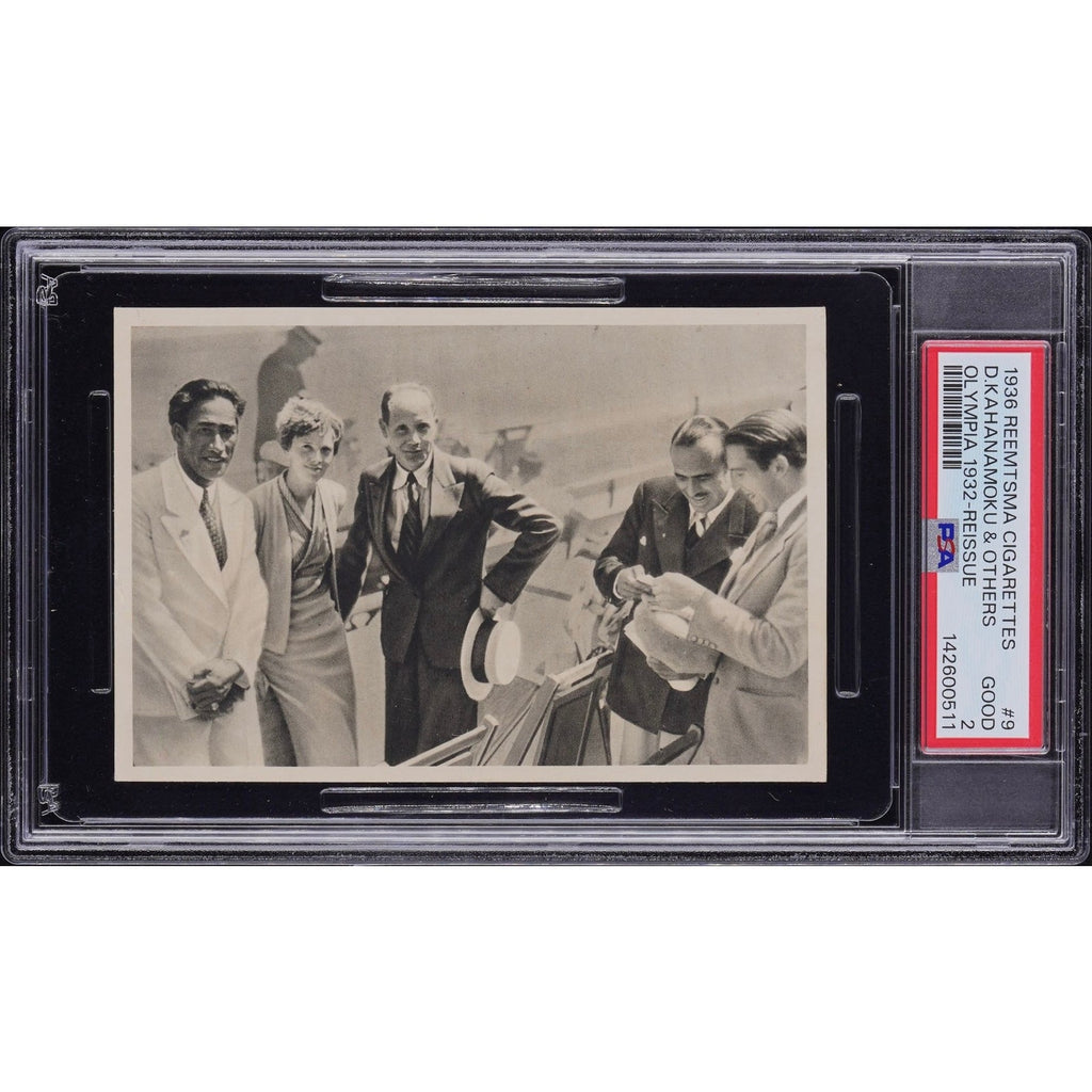 1936 Reemtsma Olympia Douglas Fairbanks Amelia Earhart PSA 2 Aviation Bild Nr 9