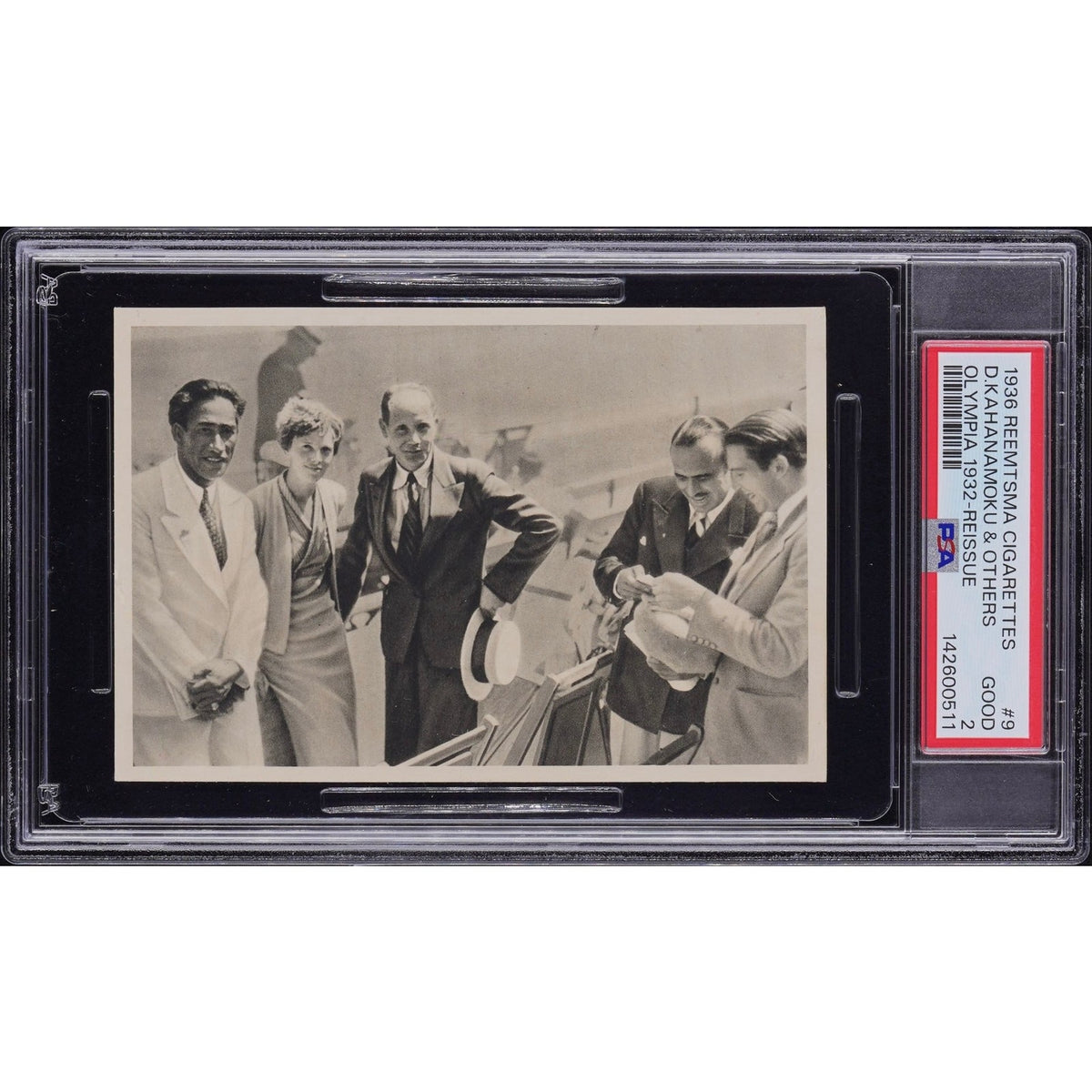 1936 Reemtsma Olympia Douglas Fairbanks Amelia Earhart PSA 2 Aviation Bild Nr 9