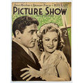 RARE UK Picture Show 1936 Spencer Tracy Jean Harlow Magazine, Riff Raff, Hollywood, Dinner at Eight, Public Enemy, Saratoga, Red Dust
