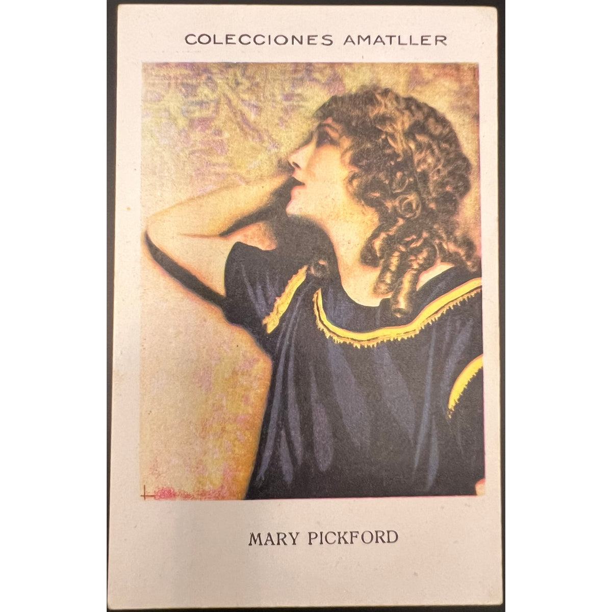 RARE 1920s Chocolate Amatller Mary Pickford Serie A Num 6 America's Sweetheart Silent Film Hollywood Sparrows Coquette Poor Little Rich Girl