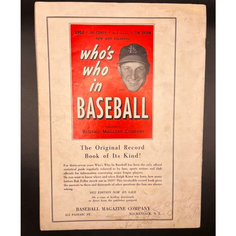 1952 Baseball Babe Ruth Magazine Bambino Sultan Swat, Willie Mays, Jackie Robinson, Satchel Paige, MLB, New York Yankees, Dodgers